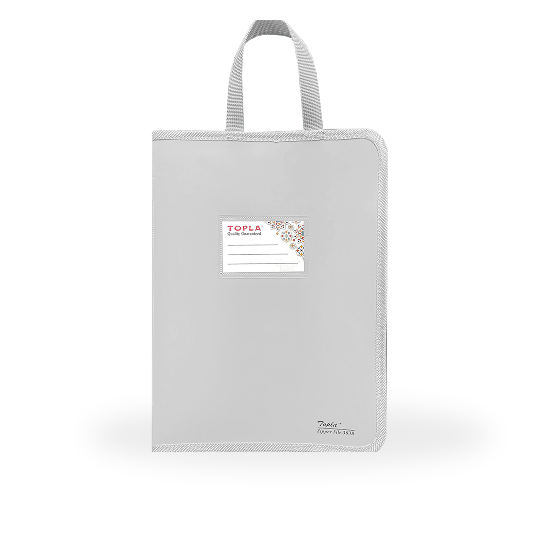 Topla Zipper File 3838 Pastel - Abu