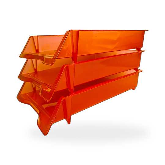Topla Elevated Tray - Oranye