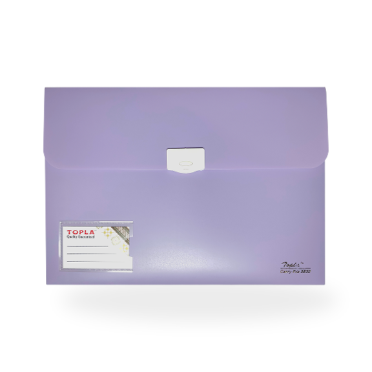 Topla Carry File 8850 Pastel - Pastel Ungu