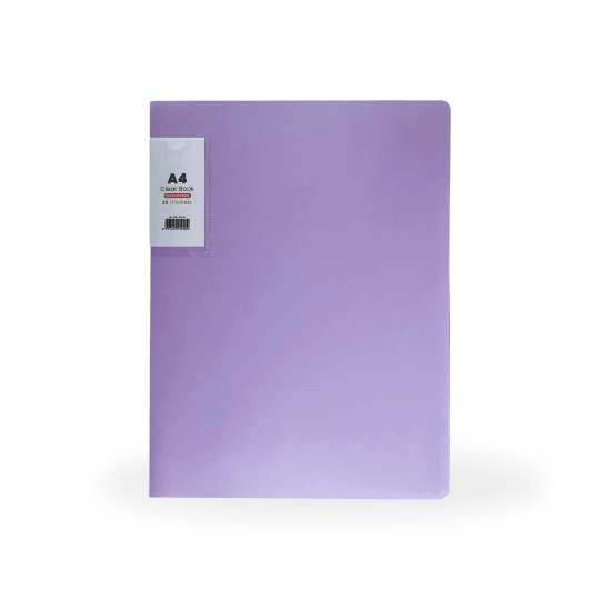 Topla Clear Holder 222 Pastel - 20 File - Pastel Ungu