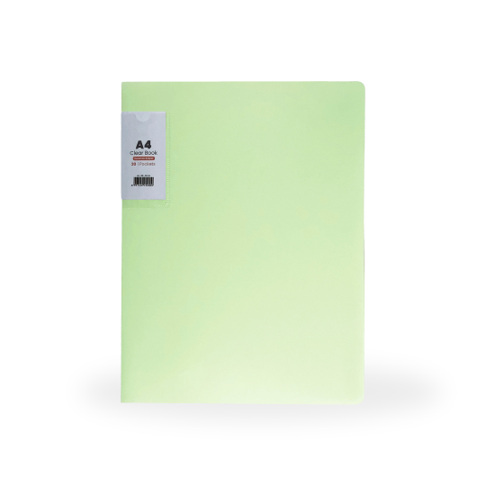Topla Clear Holder 222 Pastel - 20 File - Pastel Hijau