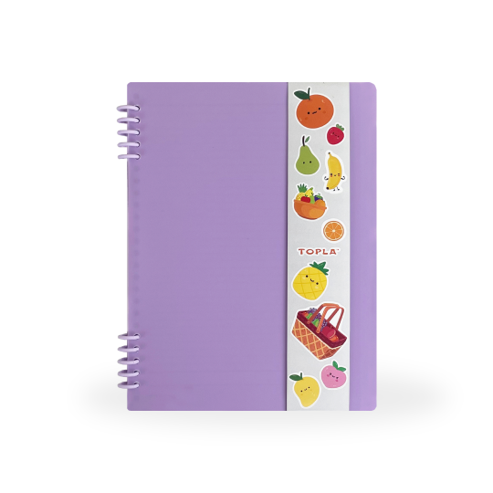 Topla Ring notebook 205 B5 - Pastel Ungu